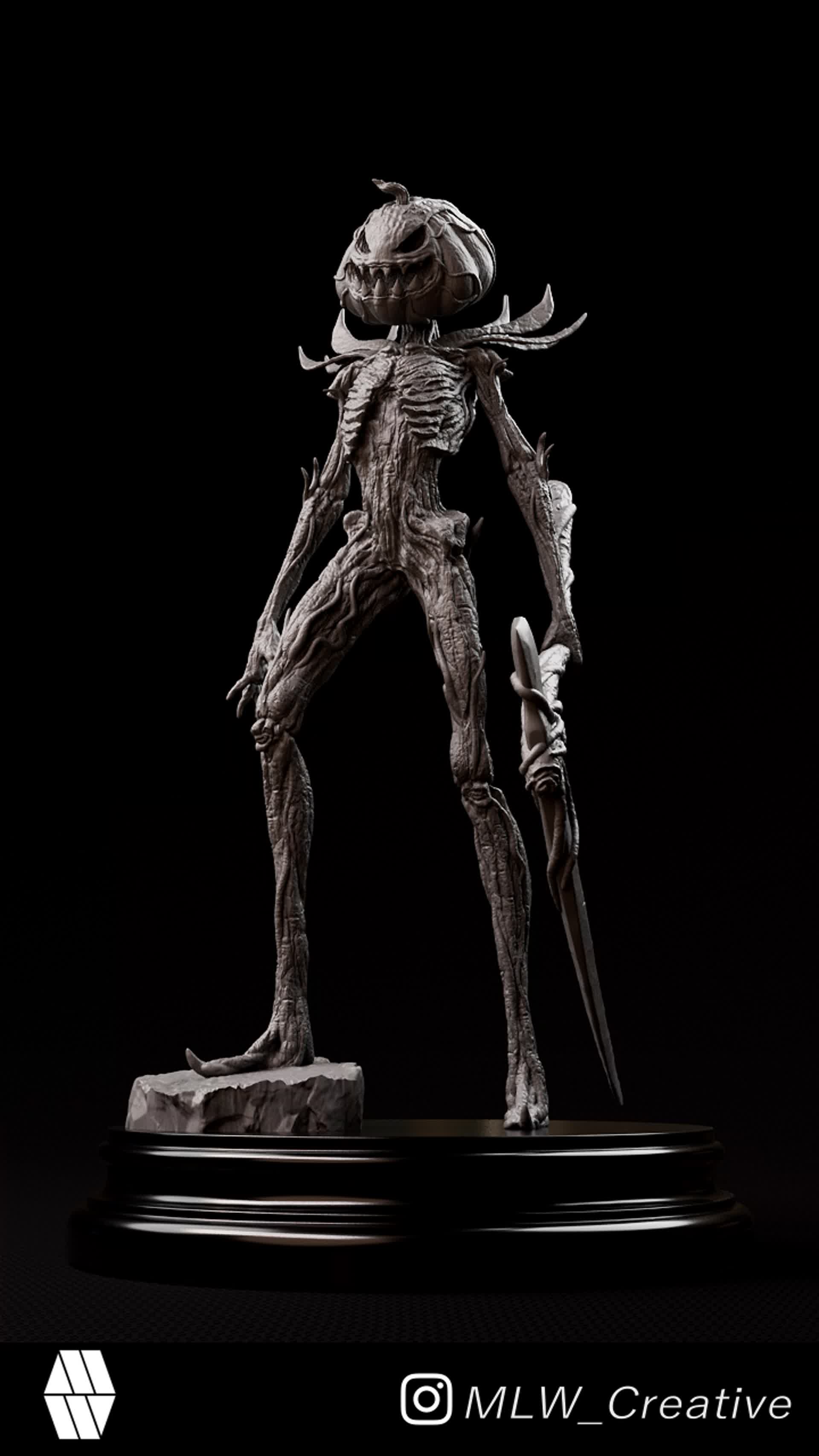 Marcus Whinney - A Monster Emerges - 'Jack-O-Lantern' Concept