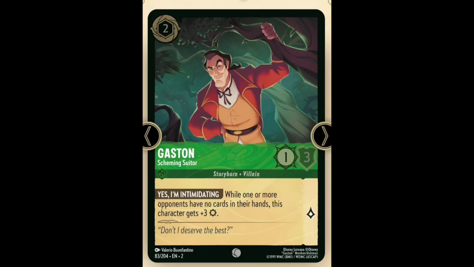 Valerio "Dreelrayk" Buonfantino - Lorcana - Gaston
