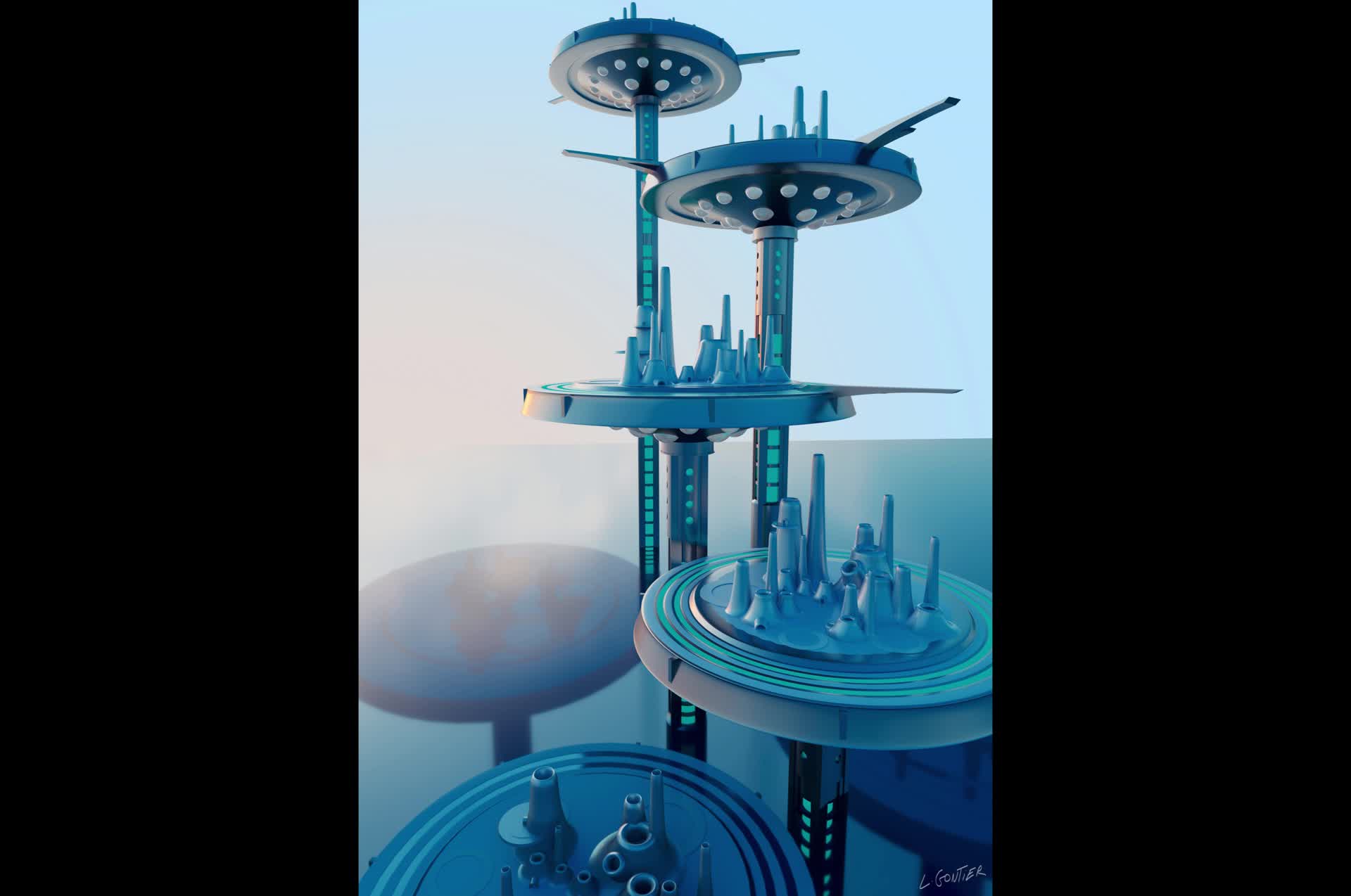Underwater City Artstation