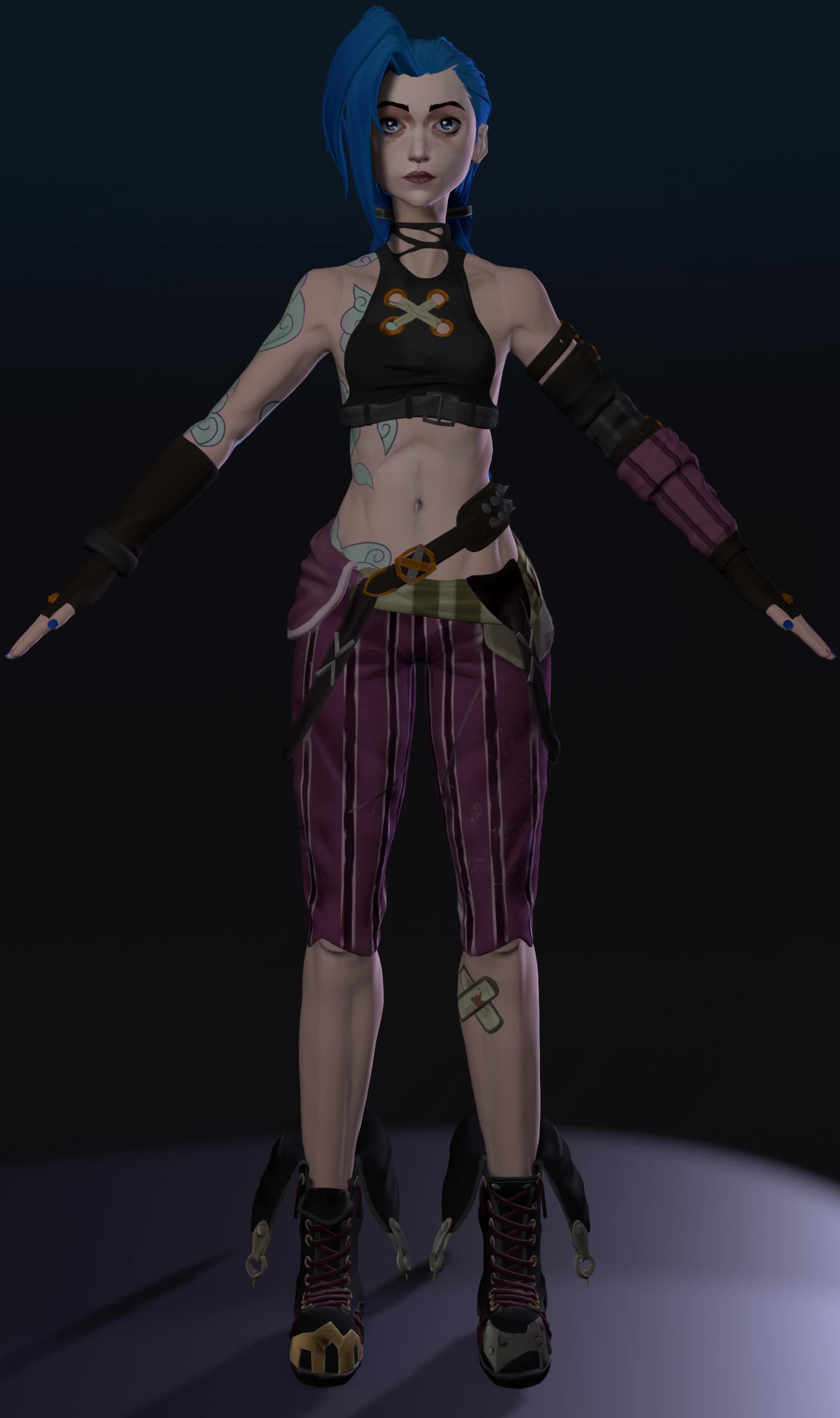 Jinx Model Do You Have The New Jinx Arcane Skin ? Her Weapon Is Coming