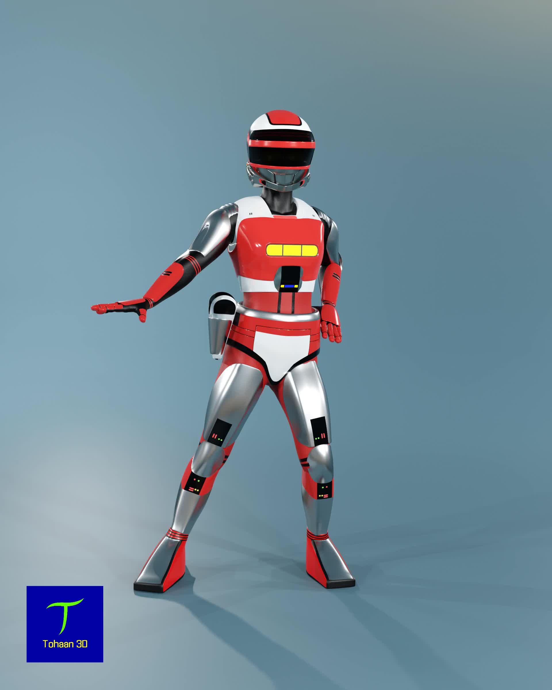 ArtStation - Lady Diana Armor from Spielvan/VR Troopers Updated