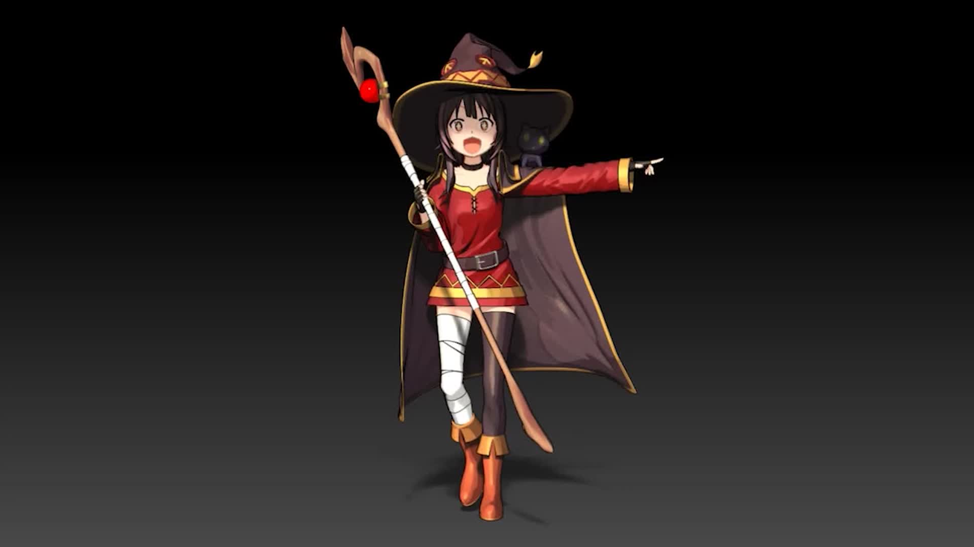 ArtStation - Megumin (KONOSUBA)