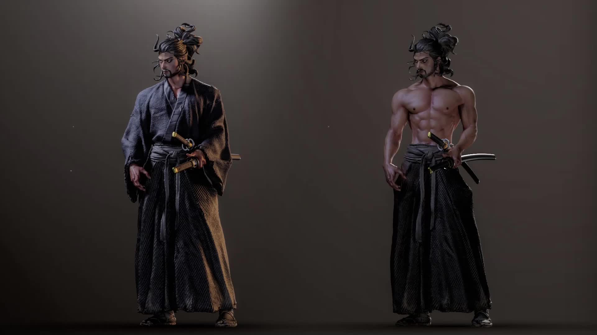 ArtStation - Miyamoto Musashi 2.0