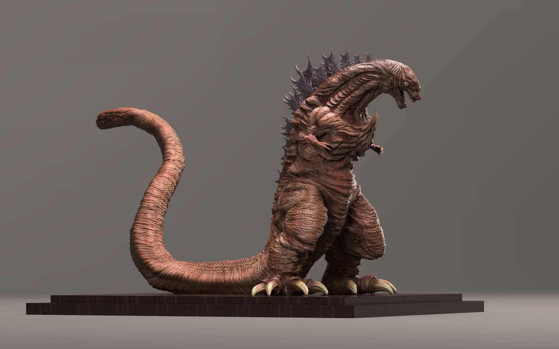 ArtStation - Shin Godzilla 3rd Form 