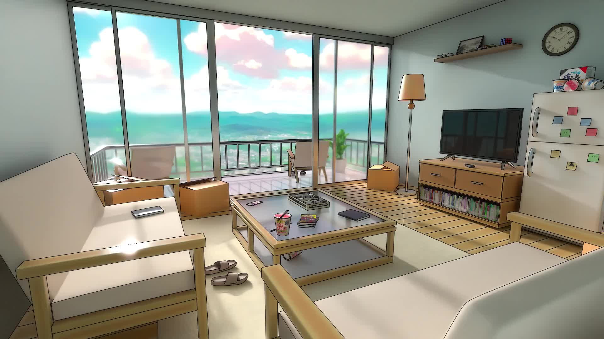 Anime Living Room Design